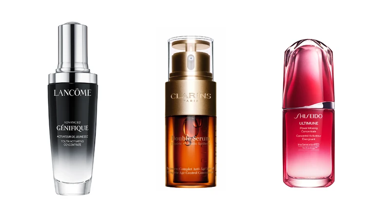 活膚抗老首獎:蘭蔻 超未來肌因賦活露 / 修護調理首獎:克蘭詩 黃金雙激萃 / 修護調理新星賞:資生堂 紅妍超導循環肌活露 活膚抗老首獎:蘭蔻 超未來肌因賦活露 / 修護調理首獎:克蘭詩 黃金雙激萃 / 修護調理新星賞:資生堂 紅妍超導循環肌活露