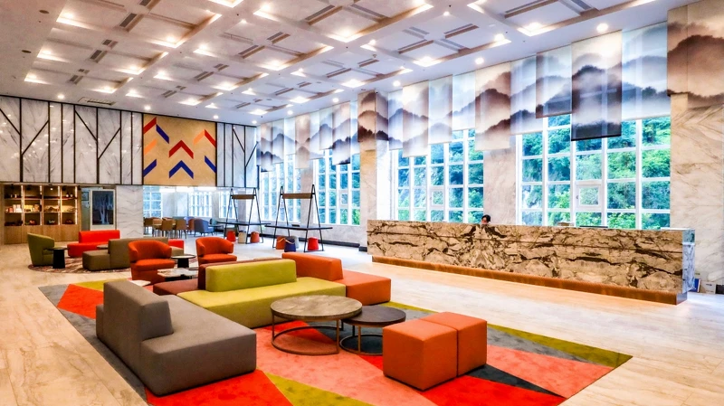 谷關統一渡假村絕美大廳