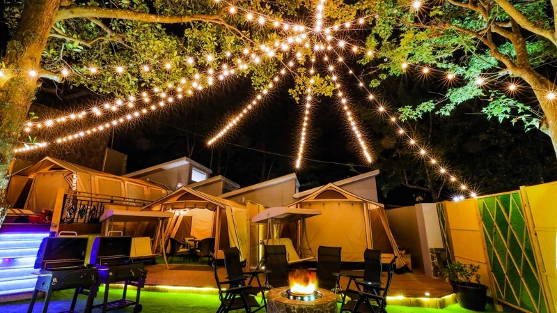 谷關統一渡假村頂級豪華露營帳蓬