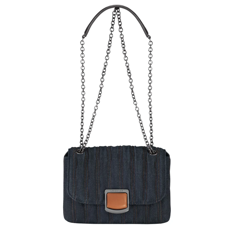 Longchamp Brioche丹寧斜背袋(S),售價NT$22,000 Longchamp Brioche丹寧斜背袋(S),售價NT$22,000