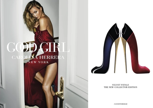 Carolina Herrera Good Girl絲絨限量女性淡香精形象圖。 Carolina Herrera Good Girl絲絨限量女性淡香精形象圖。