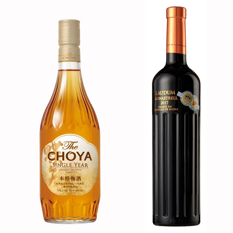 CHOYA本格梅酒、西班牙Bocopa德蒙納斯帖紅酒