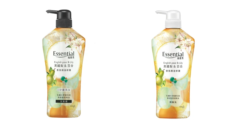 「英國梨&百合」香氛精油修護洗髮精/潤髮乳 700ml 定價NTD $200
