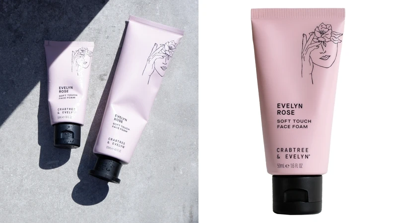 瑰柏翠伊芙琳玫瑰柔嫩泡沫潔面凝膠50ml,NT490、125ml,NT790 瑰柏翠伊芙琳玫瑰柔嫩泡沫潔面凝膠50ml,NT490、125ml,NT790