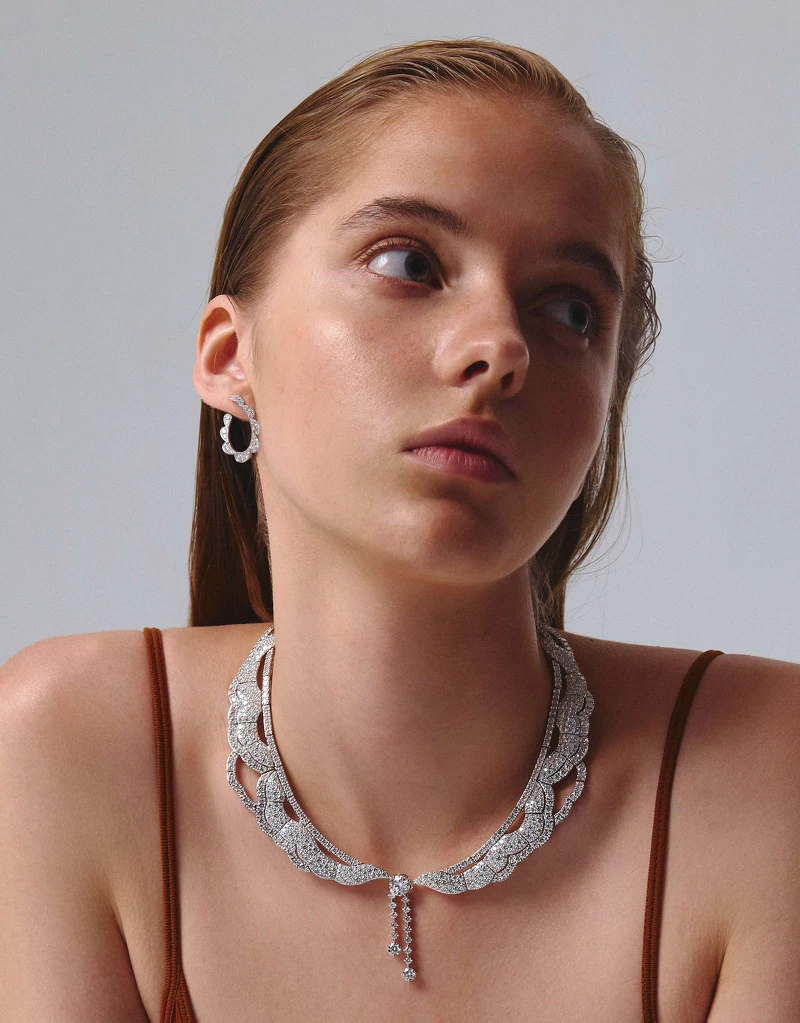 Lorelei Diamond Collar白K金鑽石項鍊/Lorelei Reverie白K金鑽石耳環 Lorelei Diamond Collar白K金鑽石項鍊/Lorelei Reverie白K金鑽石耳環