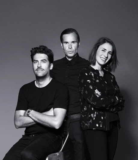 EX NIHILO品牌創辦人(左起)柏諾・維第埃Benoît Verdier、奧利維・羅耶爾Olivier Royère、希薇・羅黛Sylvie Loday。