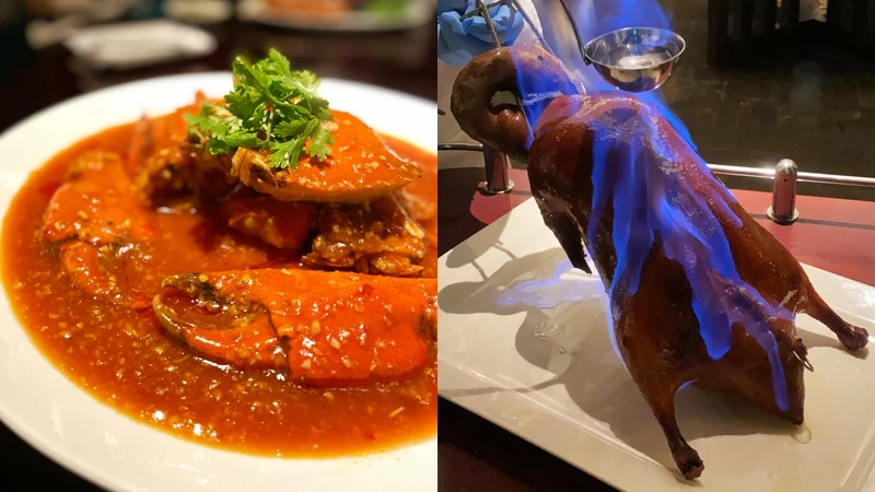 桃園大溪笠復威斯汀度假酒店秋蟹、招牌烤鴨必吃一回