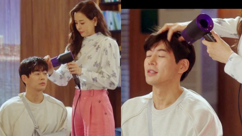 雙重人生 李相侖裝傷要李荷妮幫他吹頭髮 雙重人生 李相侖裝傷要李荷妮幫他吹頭髮