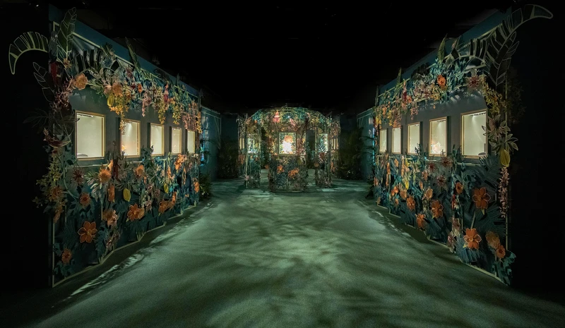 Tiffany 2021 Jean Schlumberger高級珠寶展 展覽空景照