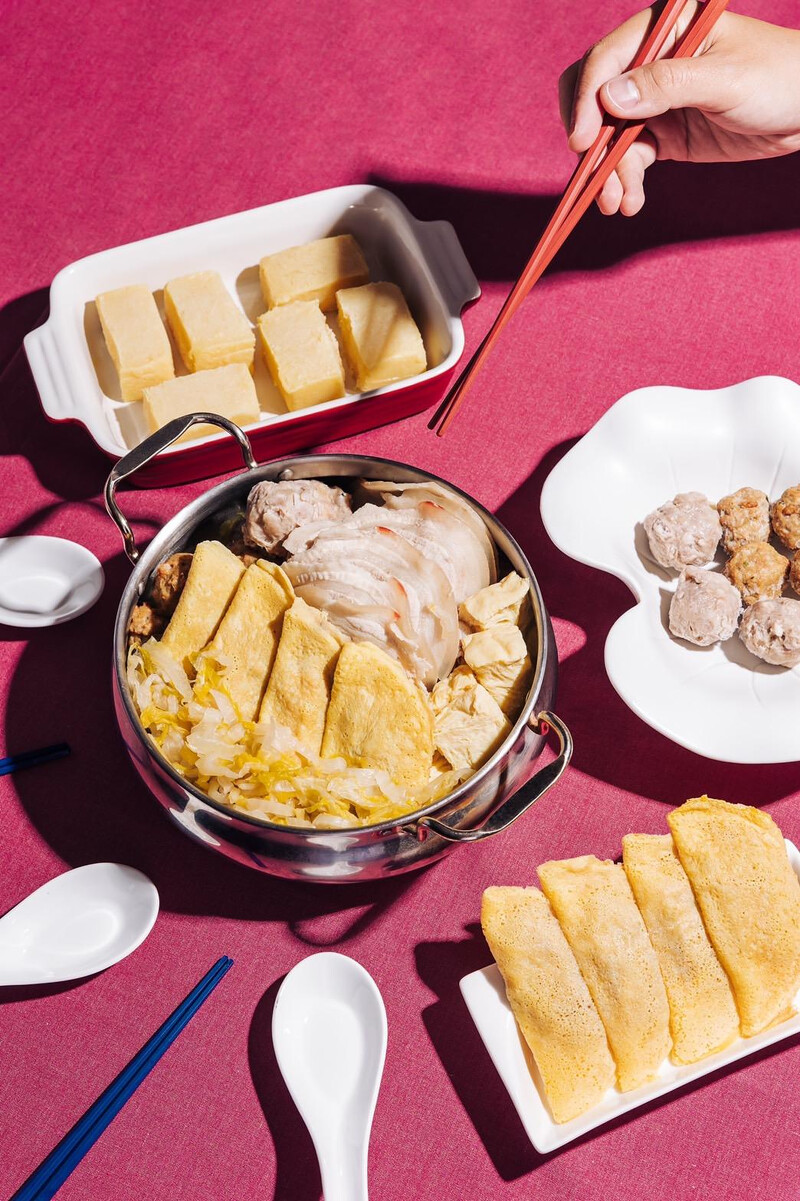 酸菜白肉鍋。 酸菜白肉鍋。