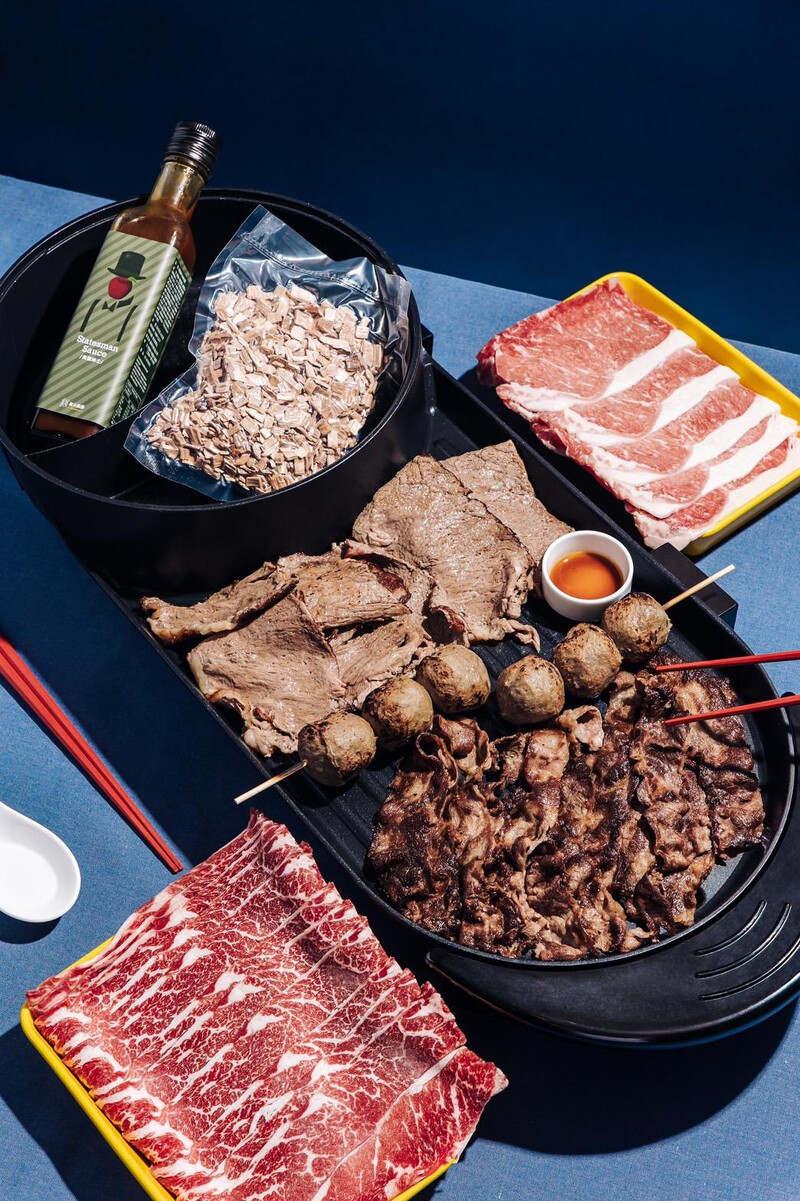 烤肉料理。 烤肉料理。