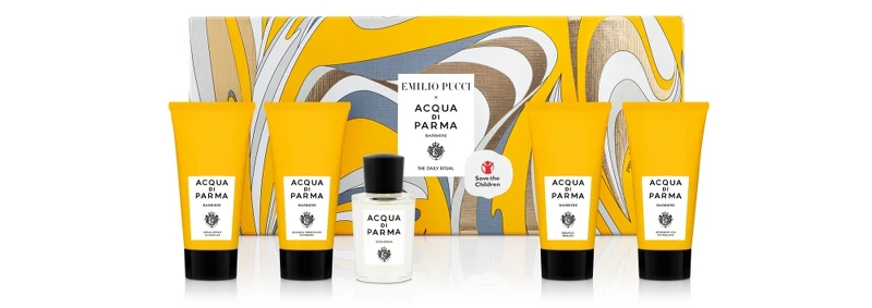 Emilio Pucci x Acqua di Parma 2021聯名耶誕系列克羅尼亞經典男仕保養組,NT4,300 Emilio Pucci x Acqua di Parma 2021聯名耶誕系列克羅尼亞經典男仕保養組,NT4,300