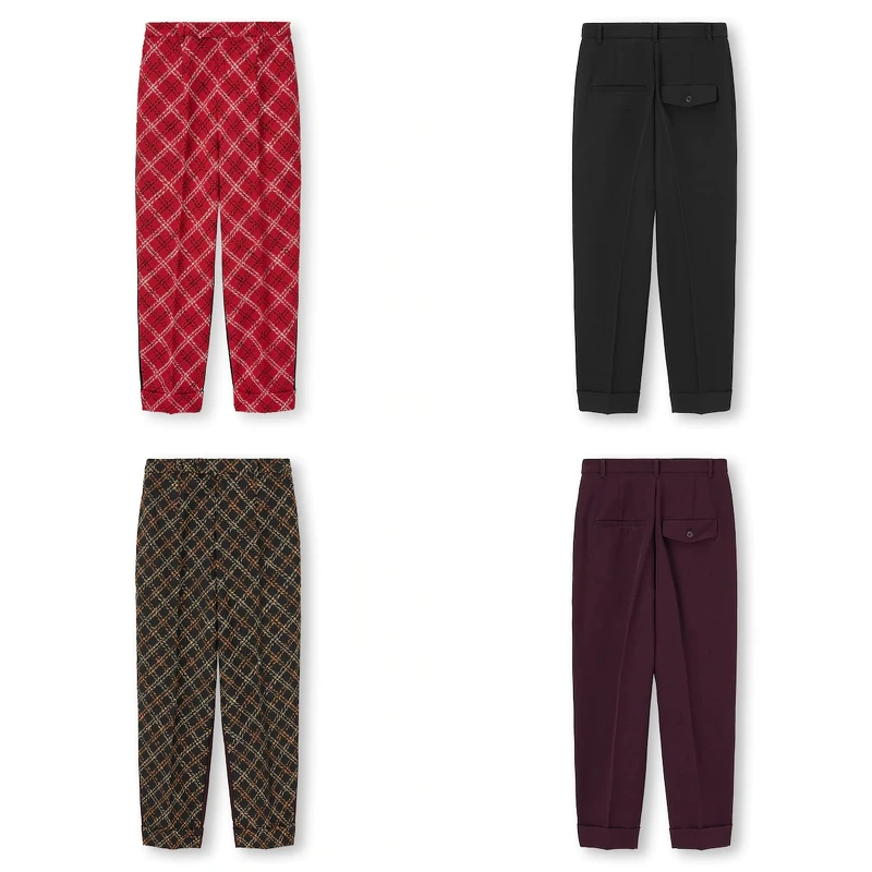 左側為褲子正面,右側為褲子反面 左側為褲子正面,右側為褲子反面