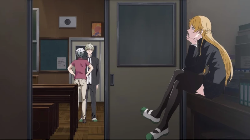 ▲▼知道八虎要考藝大，同學龍二和老師都很吃驚。（圖／Netflix）