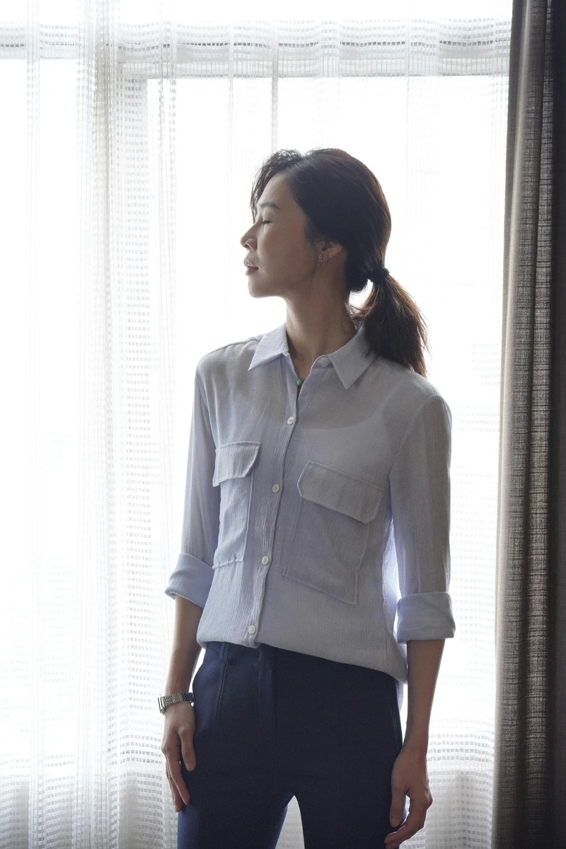 ▲謝盈萱平時會透過冥想舒緩身心。（圖／公視提供）