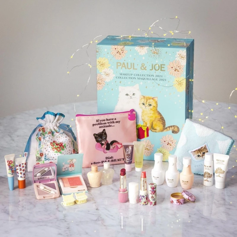 PAUL&JOE 2021 2021限量聖誕美夢倒數月曆內容物公開。 PAUL&JOE 2021 2021限量聖誕美夢倒數月曆內容物公開。