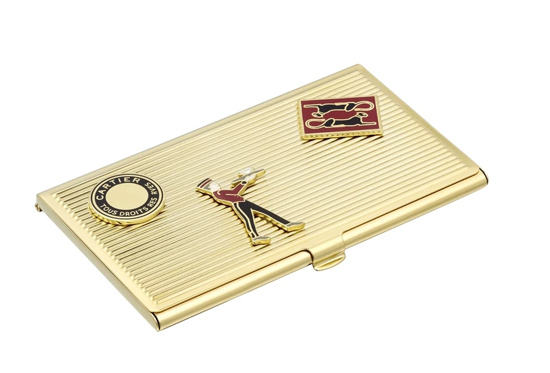 Diabolo de Cartier卡片夾 金色鍍層飾面真漆金屬 參考價格約NT$ 22,900