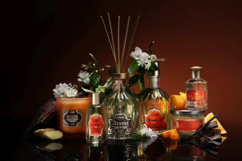 SABON 2021聖誕流金年華系列特調柑橘巧克力香氣。 SABON 2021聖誕流金年華系列特調柑橘巧克力香氣。