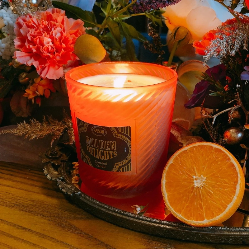 SABON 2021聖誕流金年華系列特調柑橘巧克力香氣。 SABON 2021聖誕流金年華系列特調柑橘巧克力香氣。