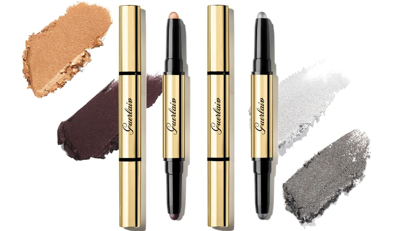 嬌蘭2021聖誕彩妝極深邃雙色眼影筆(雪燦灰x冰晶銀、璀璨金)，NT1,400