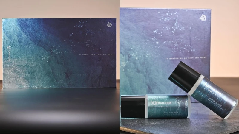 金馬58貴賓禮品X肯園 流動之泉日夜純露限量禮盒(圖/IG@goldenhorsefilmfestival)。 金馬58貴賓禮品X肯園 流動之泉日夜純露限量禮盒(圖/IG@goldenhorsefilmfestival)。