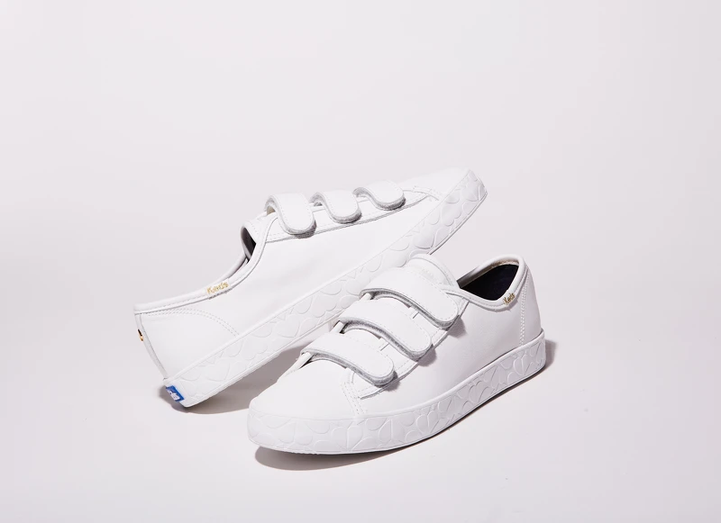 TIEBREAK圖騰壓紋皮革魔鬼氈休閒鞋，NT3,290