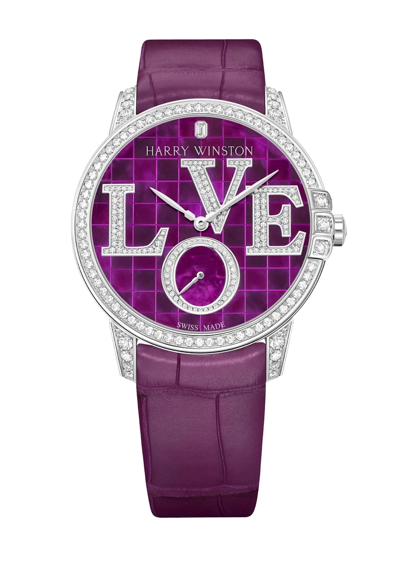 海瑞溫斯頓Midnight 系列 Winston With Love 36毫米自動腕錶