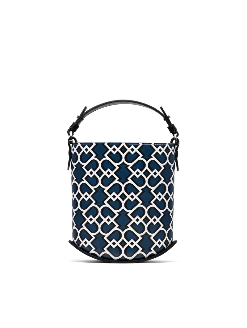 DELVAUX AW21 Pin Mini Bucket D Upside Down Handbag,NT75,700。 DELVAUX AW21 Pin Mini Bucket D Upside Down Handbag,NT75,700。