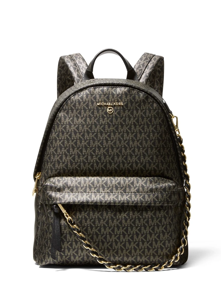 黑色老花後背包,NT18,300 黑色老花後背包,NT18,300