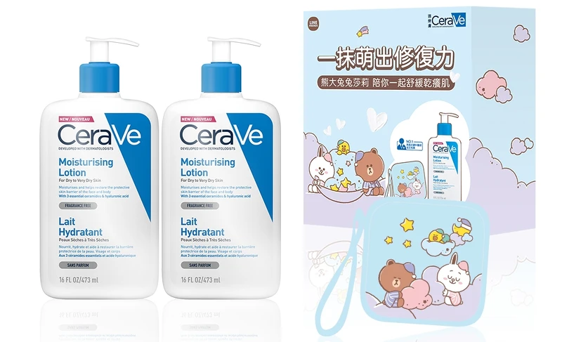 CeraVe適樂膚清爽保濕特別組,NT1,199 CeraVe適樂膚清爽保濕特別組,NT1,199