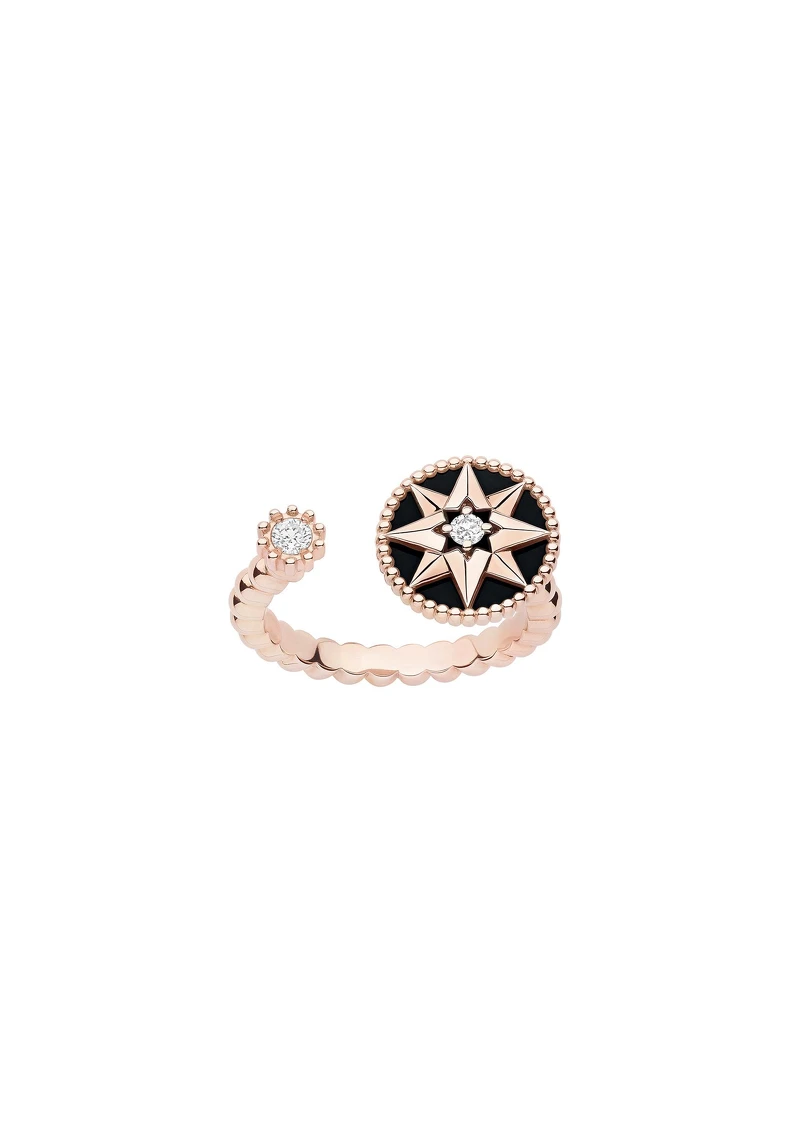 Rose des Vents 羅盤玫瑰縞瑪瑙玫瑰金戒指 NTD116,000 Rose des Vents 羅盤玫瑰縞瑪瑙玫瑰金戒指 NTD116,000