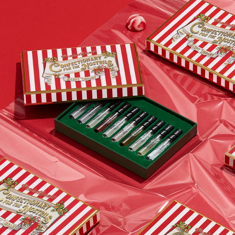 Penhaligon’s潘海利根2021聖誕香氛圖書館限量版情境。