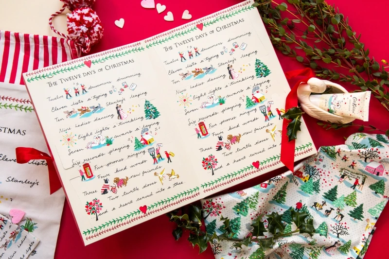 Cath Kidston 2021聖誕倒數月曆Shine Bright Beauty Advent Calendar形象圖。 Cath Kidston 2021聖誕倒數月曆Shine Bright Beauty Advent Calendar形象圖。