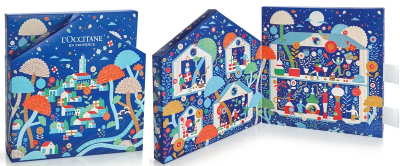 L’Occitane歐舒丹2021豐收限定版經典倒數月曆外包裝。 L’Occitane歐舒丹2021豐收限定版經典倒數月曆外包裝。