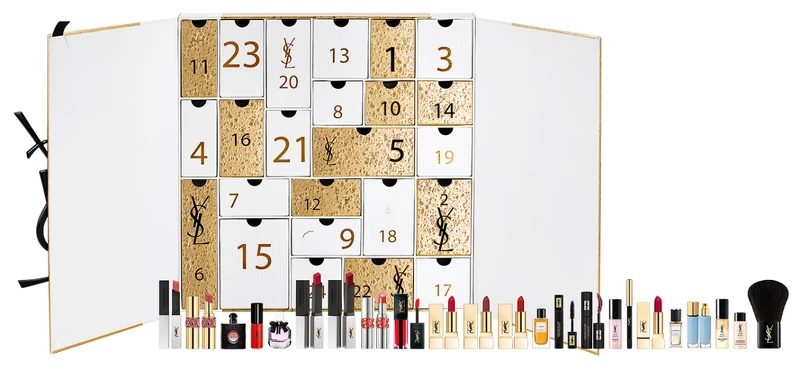 YSL 2021流金聖誕聖誕倒數日曆,NT12,500 YSL 2021流金聖誕聖誕倒數日曆,NT12,500
