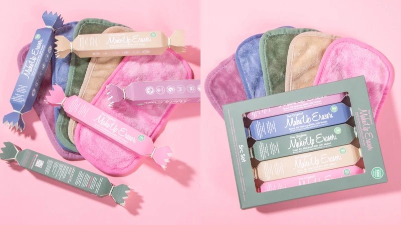MakeUp Eraser®原創魔法卸妝巾糖果盒限定五件組,NT1,290 MakeUp Eraser®原創魔法卸妝巾糖果盒限定五件組,NT1,290