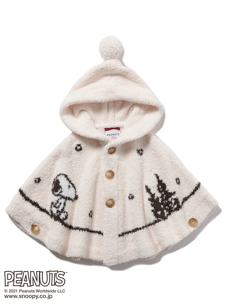 Snoopy幼兒緹花斗篷外套，NT2,180