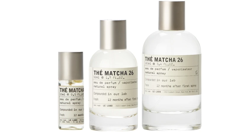 LE LABO THÉ MATCHA 26末茶26淡香精15ml,NT2,850、50ml,NT6,350、100ml,NT9,400 LE LABO THÉ MATCHA 26末茶26淡香精15ml,NT2,850、50ml,NT6,350、100ml,NT9,400