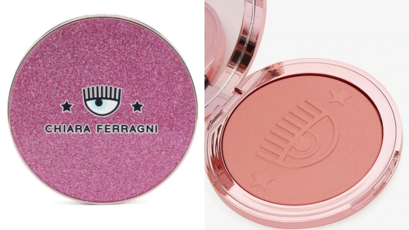 Chiara Ferragni自有同名彩妝打亮盤#Blush Me Up，定價36歐元。