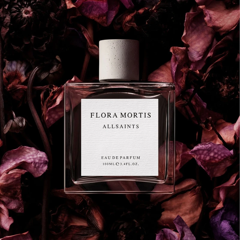 AllSaints FLORA MORTIS永夜之光中性淡香精形象圖。
