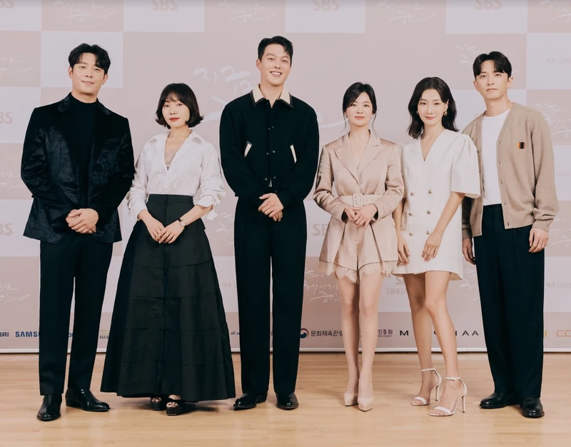 《現正分手中》記者會全演員到齊 《現正分手中》記者會全演員到齊