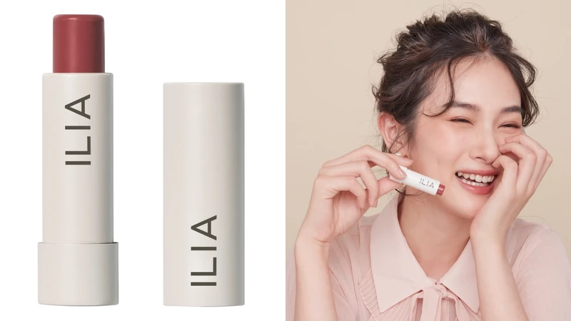 ILIA淨透裸光潤唇膏(#02 Runaway甜橙烤奶)4.4g，NT950