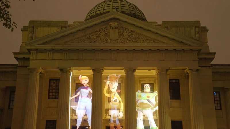 國立台灣博物館與《玩具總動員》。