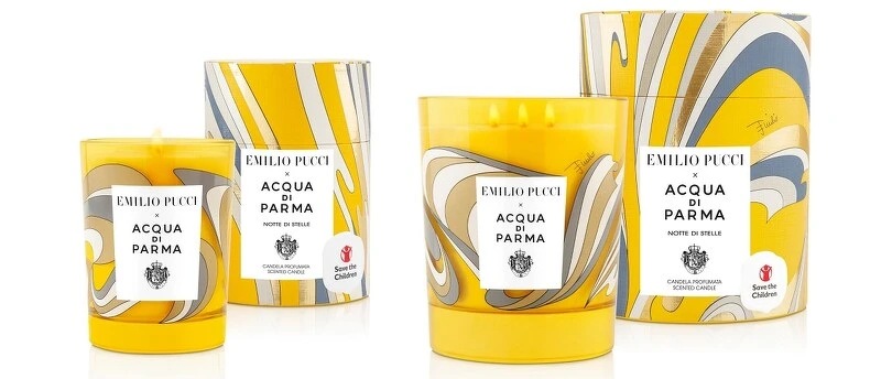 Acqua di Parma X Emilio Pucci耶誕星夜限定香氛蠟燭200g,NT3,100、500g,NT8,200 Acqua di Parma X Emilio Pucci耶誕星夜限定香氛蠟燭200g,NT3,100、500g,NT8,200