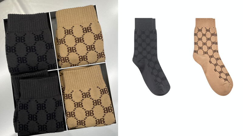 BB logo印花襪,售價NT$5,800 BB logo印花襪,售價NT$5,800