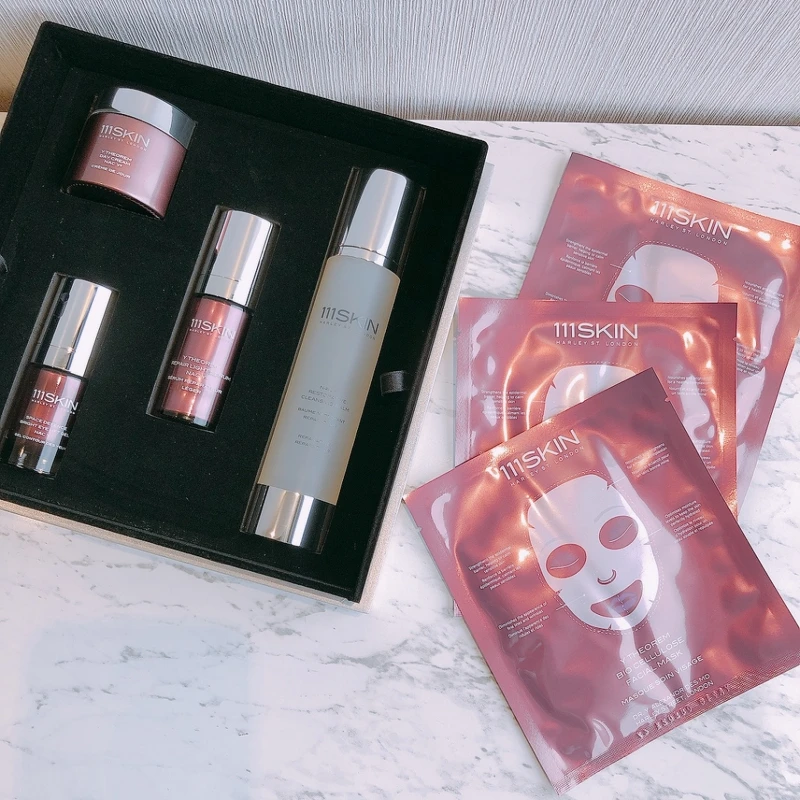 111SKIN 5G太空逆時禮盒(NAC Y²逆時空啟動精華(輕透版)30ml、NAC Y²逆時空啟動亮眼精華15ml、NAC Y²逆時空啟動日霜50ml、NAC Y²逆時空啟動卸妝乳120ml、N AC Y²逆時空啟動修護面膜(片)*3，NT15,800