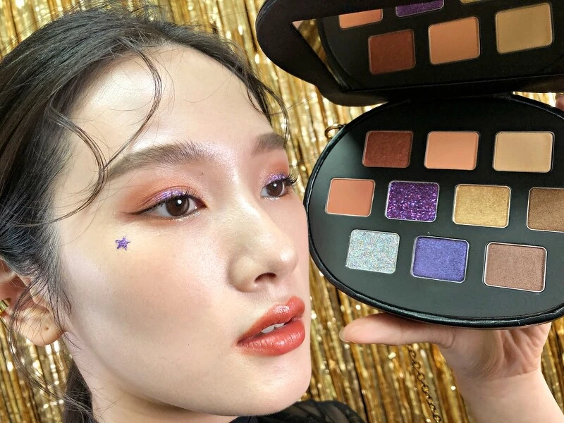 shu uemura植村秀 X Hello Kitty聯名系列搖滾潮趴10色眼影盤 眼妝示範