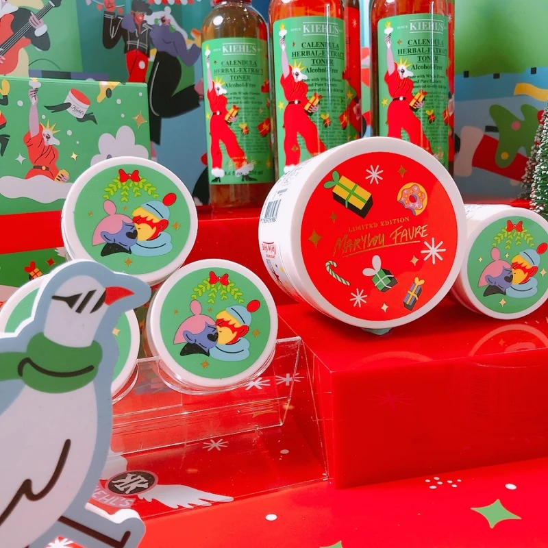 Kiehl’s契爾氏2021聖誕限定版冰河醣蛋白保濕霜50ml，NT1,350、175ml，NT3,000