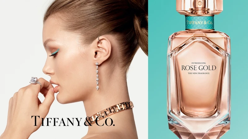 Tiffany & Co. Tiffany玫瑰金女性淡香精形象圖。 Tiffany & Co. Tiffany玫瑰金女性淡香精形象圖。