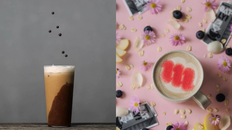 「伯爵夫人的愛鍊」(左)、「莓好享燕」(右) 「伯爵夫人的愛鍊」(左)、「莓好享燕」(右)